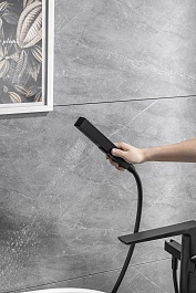 Allen Brau Смеситель для ванны Infinity 5.21009-31 (с внутренней частью) черный матовый – фотография-11